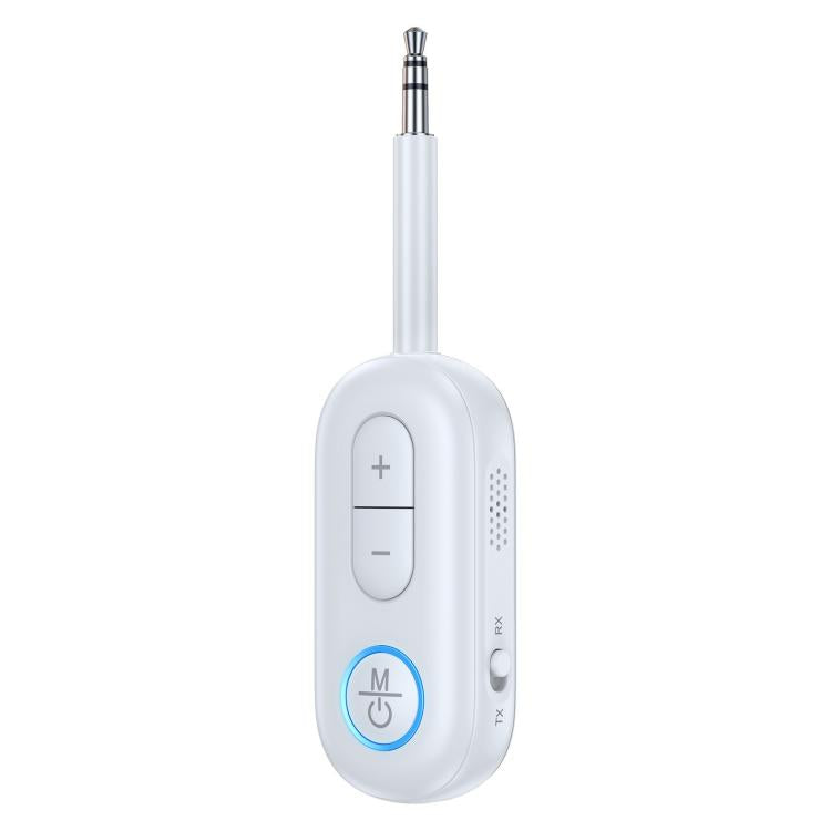 BT-13 2 in 1 Car Wireless Audio Adapter 3.5mm Audio Receiver Transmitter(White) - Audio Receiver Transmitter by buy2fix | Online Shopping UK | buy2fix