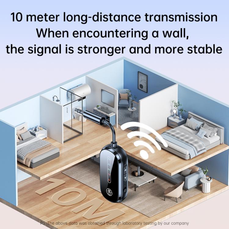 C83 Pro 2 in 1 Car Wireless Audio Adapter 3.5mm Audio Receiver Transmitter(Black) - Audio Receiver Transmitter by buy2fix | Online Shopping UK | buy2fix