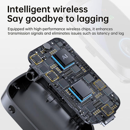 C86S Pro 2 in 1 Car Wireless Audio Adapter 3.5mm Audio Receiver Transmitter(Black) - Audio Receiver Transmitter by buy2fix | Online Shopping UK | buy2fix