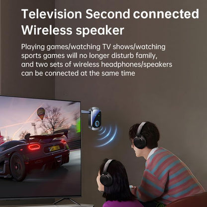 C86S Pro 2 in 1 Car Wireless Audio Adapter 3.5mm Audio Receiver Transmitter(Black) - Audio Receiver Transmitter by buy2fix | Online Shopping UK | buy2fix