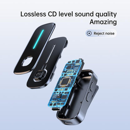 C89 2 in 1 Back Clip Wireless Audio Adapter Car 3.5mm Audio Receiver Transmitter(Black) - Audio Receiver Transmitter by buy2fix | Online Shopping UK | buy2fix