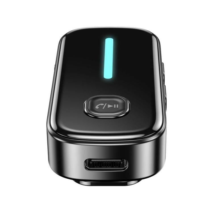 C89 2 in 1 Back Clip Wireless Audio Adapter Car 3.5mm Audio Receiver Transmitter(Black) - Audio Receiver Transmitter by buy2fix | Online Shopping UK | buy2fix