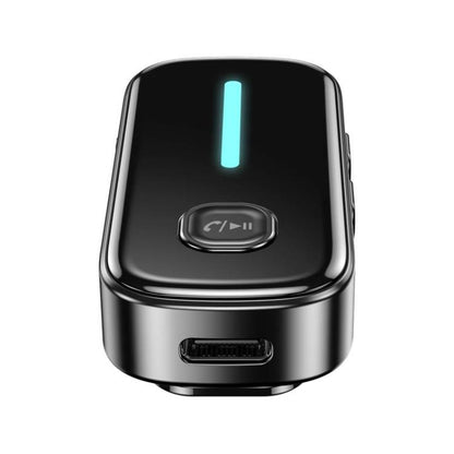 C89 2 in 1 Back Clip Wireless Audio Adapter Car 3.5mm Audio Receiver Transmitter(Black) - Audio Receiver Transmitter by buy2fix | Online Shopping UK | buy2fix