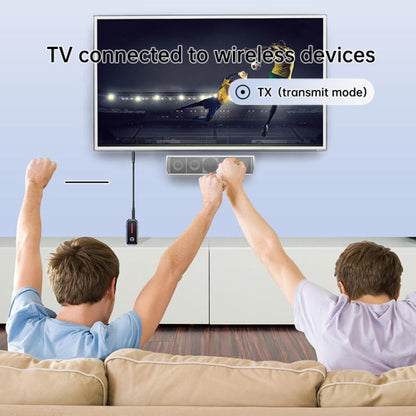 C89 2 in 1 Back Clip Wireless Audio Adapter Car 3.5mm Audio Receiver Transmitter(Black) - Audio Receiver Transmitter by buy2fix | Online Shopping UK | buy2fix