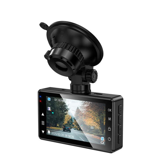 hoco DV14 3 inch IPS HD Display Driving Recorder(Metal Grey) - Car DVRs by hoco | Online Shopping UK | buy2fix