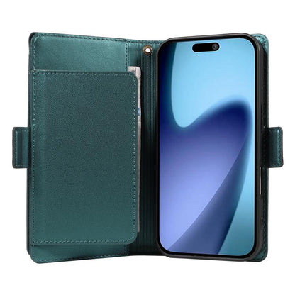 For iPhone Air Multi Card Wallet Leather Phone Case with Strap(Green) - iPhone Air Cases by buy2fix | Online Shopping UK | buy2fix