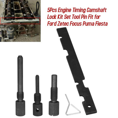 Car Engine Timing Camshaft Lock Tool Kit for Ford / Mazda / Volvo(Black) - Engine Fittings by buy2fix | Online Shopping UK | buy2fix