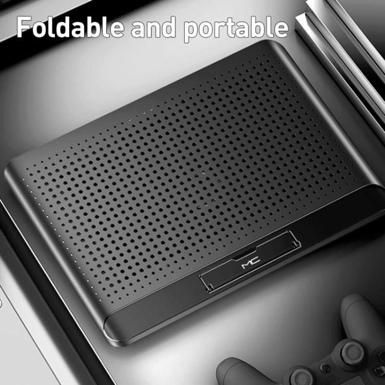 NUOXI Q5A 6-Speed Adjustable 6-Core Large Fan Cooling Pad(Silver) - Cooling Pads by NUOXI | Online Shopping UK | buy2fix