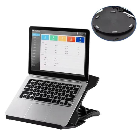 NUOXI N2 8-level Adjustable Laptop Holder, with Turntable(Black)