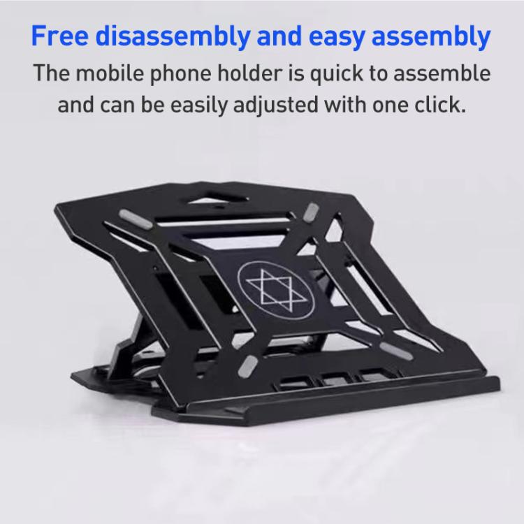 NUOXI N2 8-level Adjustable Laptop Holder, with Turntable(White) - Laptop Stand by NUOXI | Online Shopping UK | buy2fix