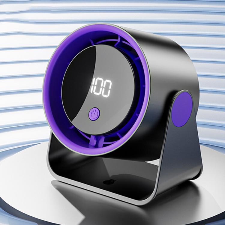 FS-22 Digital Display 100-speed Desktop Air Circulation Electric Fan(Black) - Electric Fans by buy2fix | Online Shopping UK | buy2fix