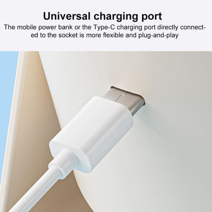 FS-22 Digital Display 100-speed Desktop Air Circulation Electric Fan(Beige) - Electric Fans by buy2fix | Online Shopping UK | buy2fix