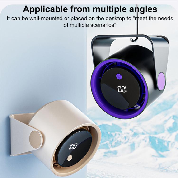 FS-22 Digital Display 100-speed Desktop Air Circulation Electric Fan(Black) - Electric Fans by buy2fix | Online Shopping UK | buy2fix