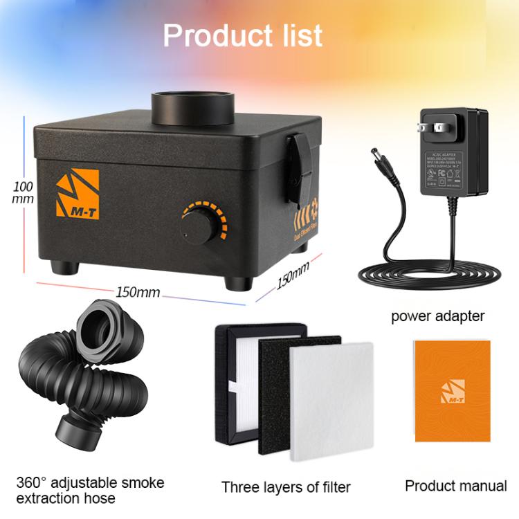 CP-308 Desktop Smoking Apparatus Solder Fume Purifier, Plug:US Plug(White) - Dust Remove Tool by buy2fix | Online Shopping UK | buy2fix