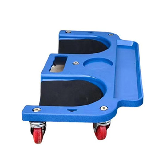 Portable Universal Wheel Sliding Kneel Pad Car Repair Home Improvement Tool with 5 Swivel Castors(Blue)