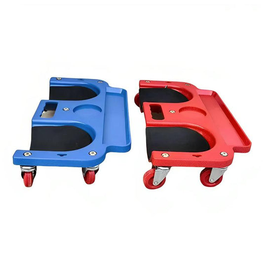 Portable Universal Wheel Sliding Kneel Pad Car Repair Home Improvement Tool with 5 Swivel Castors(Red) - Other Tools by buy2fix | Online Shopping UK | buy2fix
