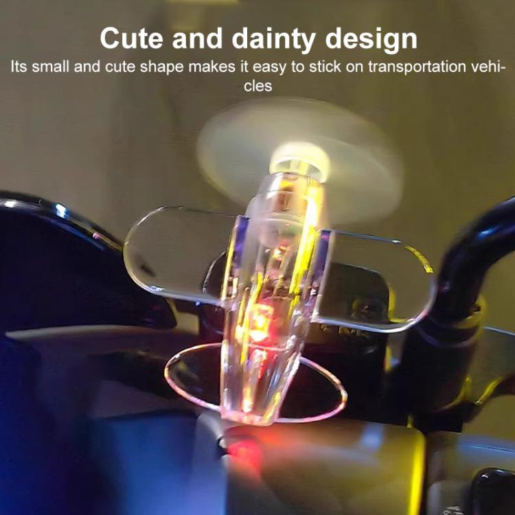 Small Airplane Shaped Motorcycle LED Colored Atmosphere Lights(Red) - Decorative Lights by buy2fix | Online Shopping UK | buy2fix