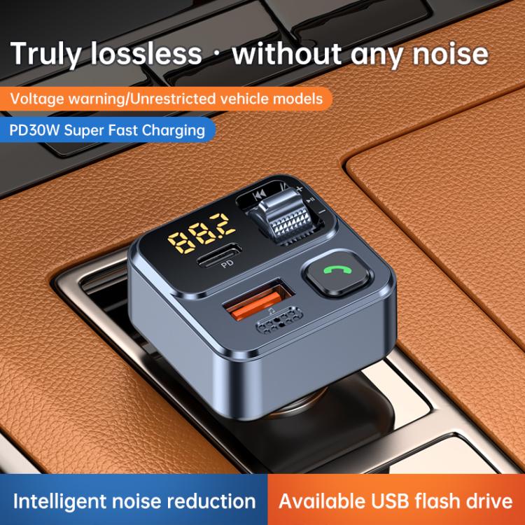 S2 Car Wireless MP3 Player Car Charger(Blue Black) - Bluetooth Car Kits by buy2fix | Online Shopping UK | buy2fix