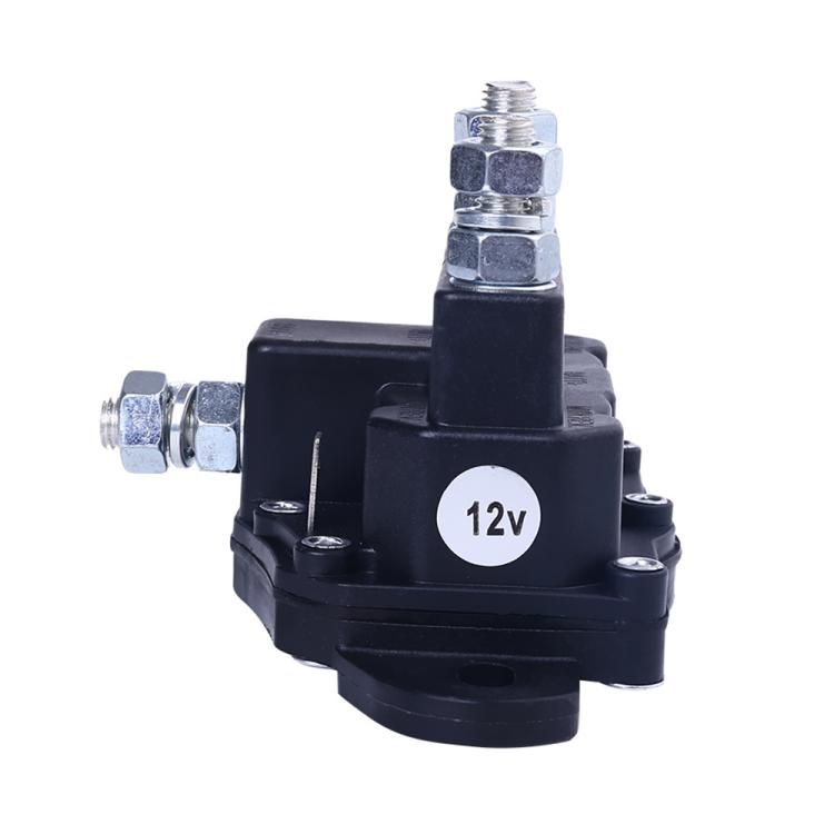 Car Relay Winch Motor Reversing Solenoid Switch DC Six-terminal Relay 2141211A61(Black) - Relays by buy2fix | Online Shopping UK | buy2fix
