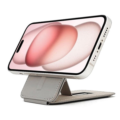 MagSafe Live Broadcast Phone Bracket Card Holder with Elastic Band(Brown) - Stand by buy2fix | Online Shopping UK | buy2fix
