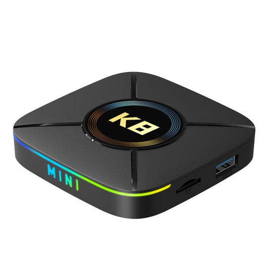 HK1 K8MINI 4K UHD Android 14 Smart TV Box with Remote Control, 2GB+32GB, RK3518 Quad-Core
