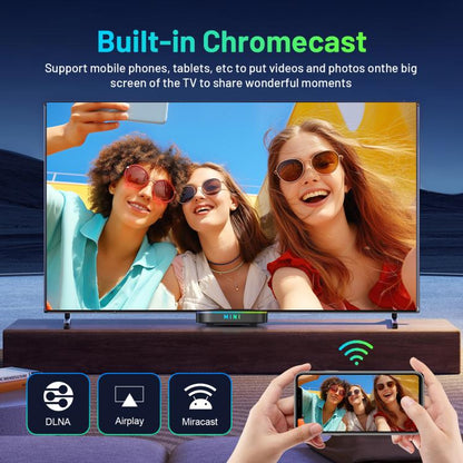 HK1 K8MINI 4K UHD Android 14 Smart TV Box with Remote Control, 2GB+16GB, RK3518 Quad-Core(US Plug) - Others by buy2fix | Online Shopping UK | buy2fix