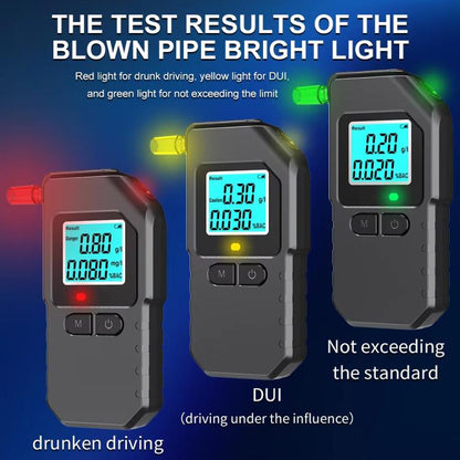 Home Digital Display Blow-type Alcohol Tester Alcohol Detector(Black) - Breath Alcohol Tester by buy2fix | Online Shopping UK | buy2fix