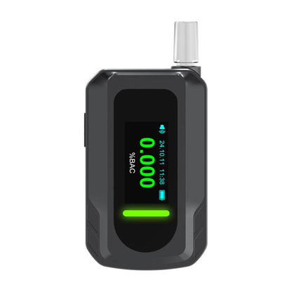 D2000 HD IPS Screen Portable Blow-Type High-Precision Alcohol Content Tester(Black) - Breath Alcohol Tester by buy2fix | Online Shopping UK | buy2fix