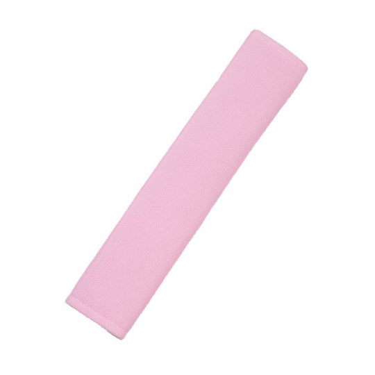 Universal Car Seat Belt Extended Ice Silk Fabric Shoulder Pad Protection Belt(Pink)
