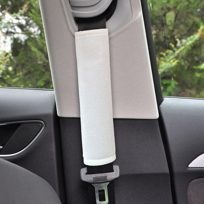 Universal Car Seat Belt Extended Ice Silk Fabric Shoulder Pad Protection Belt(White) - Seat Belts & Padding by buy2fix | Online Shopping UK | buy2fix