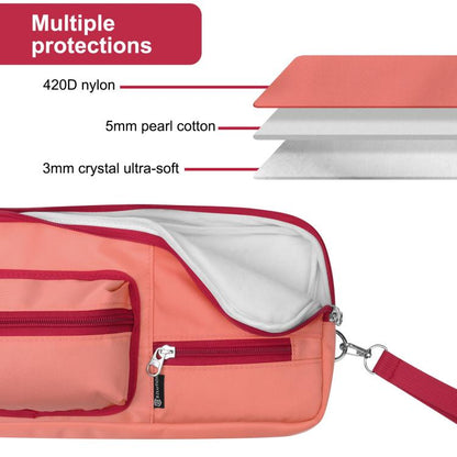 87-Key Universal Mechanical Keyboard Storage Sleeve Bag for Logitech POP Keys(Red) - Other by buy2fix | Online Shopping UK | buy2fix