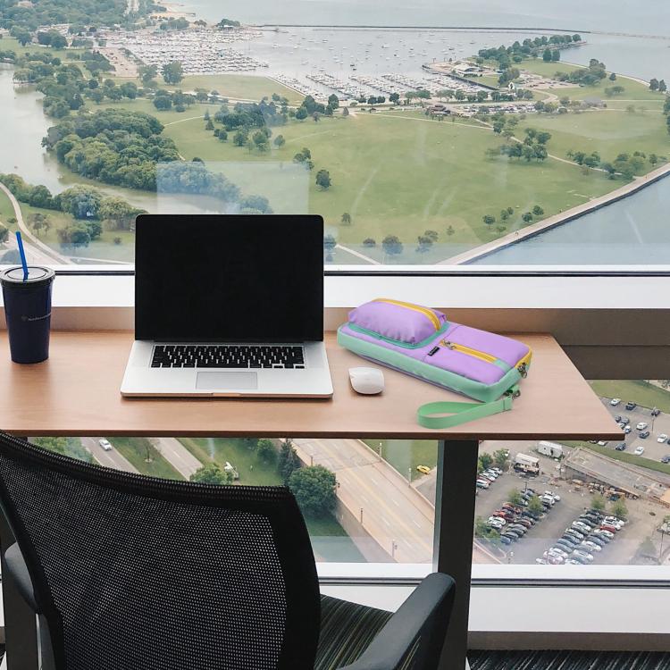 87-Key Universal Mechanical Keyboard Storage Sleeve Bag for Logitech POP Keys(Purple) - Other by buy2fix | Online Shopping UK | buy2fix