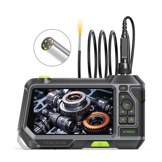 TESLONG NTS500 Industrial Pipeline Endoscope with 5 inch HD Screen, Model:3.9mm Single Lens / 1m
