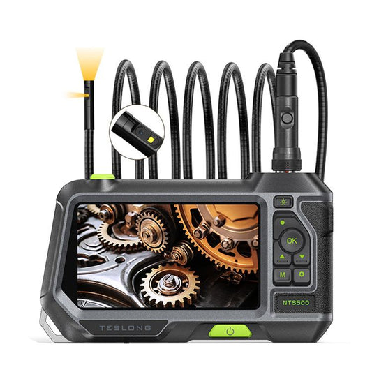 TESLONG NTS500 Industrial Pipeline Endoscope with 5 inch HD Screen, Model:8mm Dual Lens / 3m -  by TESLONG | Online Shopping UK | buy2fix