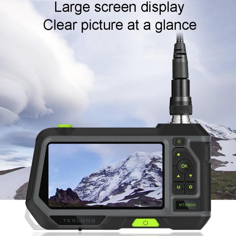 TESLONG NTS500 Industrial Pipeline Endoscope with 5 inch HD Screen, Model:7.6mm Single Lens / 3m -  by TESLONG | Online Shopping UK | buy2fix