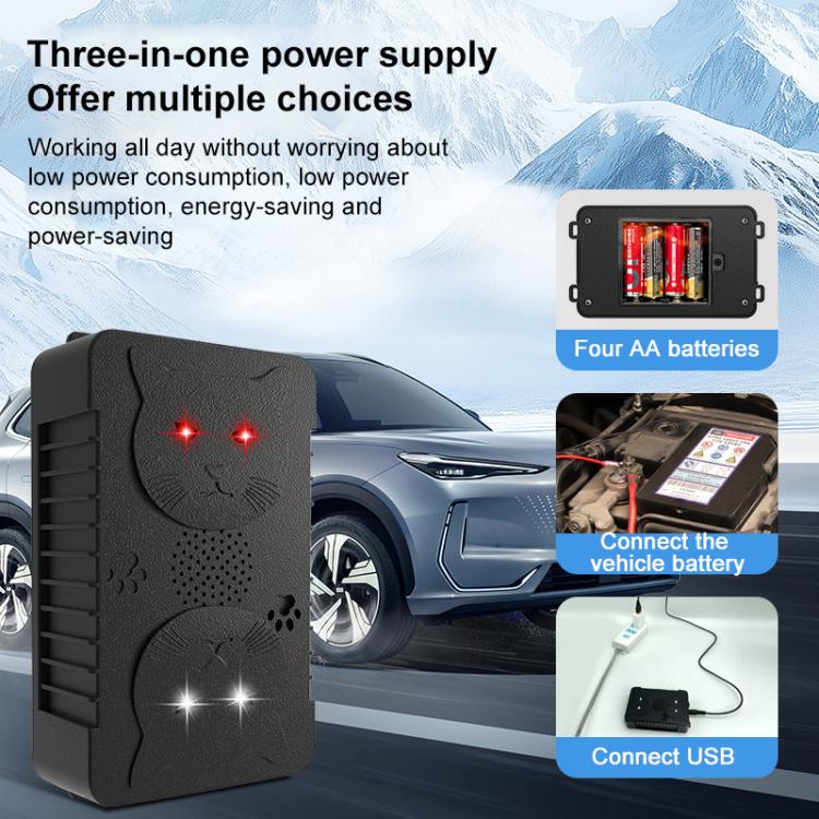Intelligent Ultrasonic Car Mouse Repeller(Black) - Others by buy2fix | Online Shopping UK | buy2fix