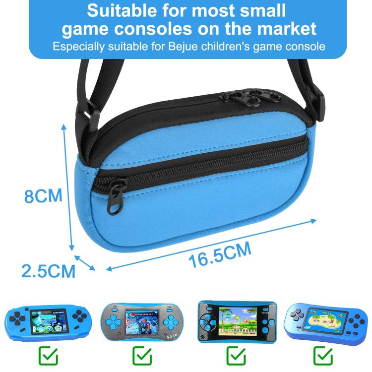 Crossbody Carrying Sleeve Bag with Adjustable Shoulder Strap & Dual Pockets for Beijue Handheld Game Console(Black) - Cases by buy2fix | Online Shopping UK | buy2fix