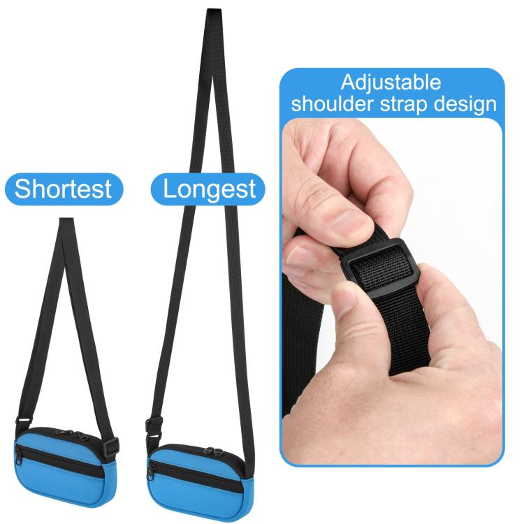 Crossbody Carrying Sleeve Bag with Adjustable Shoulder Strap & Dual Pockets for Beijue Handheld Game Console(Black) - Cases by buy2fix | Online Shopping UK | buy2fix