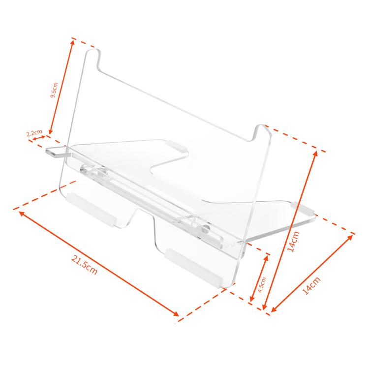Acrylic Desktop Stand for Legion Go / Nintendo Switch 1 & 2(Transparent) - Accessories by buy2fix | Online Shopping UK | buy2fix
