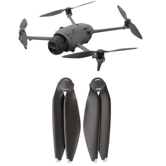 For DJI Mavic 4 Pro Sunnylife 1158F Quick-Release Propellers Blades, Type:One Pair(Silver Tip)