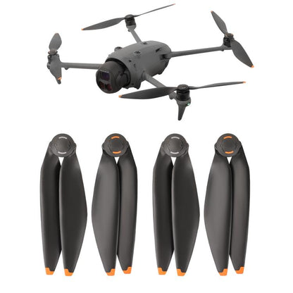 For DJI Mavic 4 Pro Sunnylife 1158F Quick-Release Propellers Blades, Type:Two Pairs(Orange Tip) - DIY Propeller by Sunnylife | Online Shopping UK | buy2fix