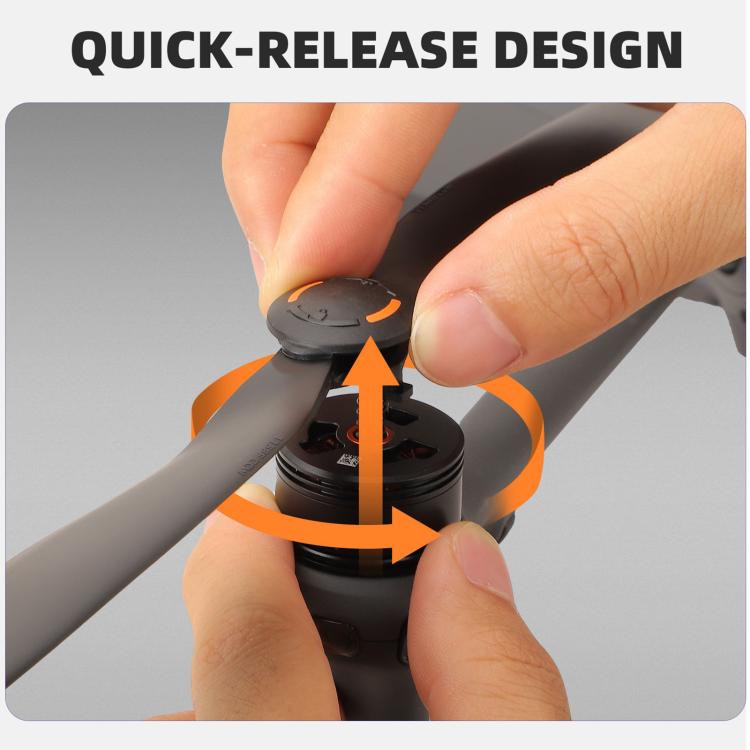 For DJI Mavic 4 Pro Sunnylife 1158F Quick-Release Propellers Blades, Type:Two Pairs(Orange Tip) - DIY Propeller by Sunnylife | Online Shopping UK | buy2fix