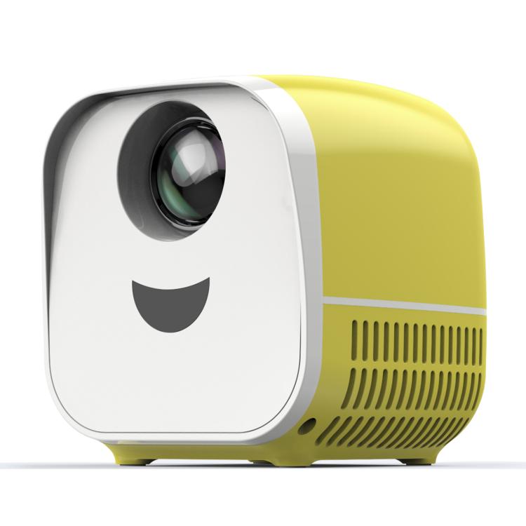 VIVIBRIGHT L1 Basic 480x240P 60ANSI LCD + LED Smart Projector, UK Plug(Yellow) - LED Projector by VIVIBRIGHT | Online Shopping UK | buy2fix