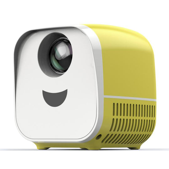 VIVIBRIGHT L1 Basic 480x240P 60ANSI LCD + LED Smart Projector, EU Plug(Yellow)