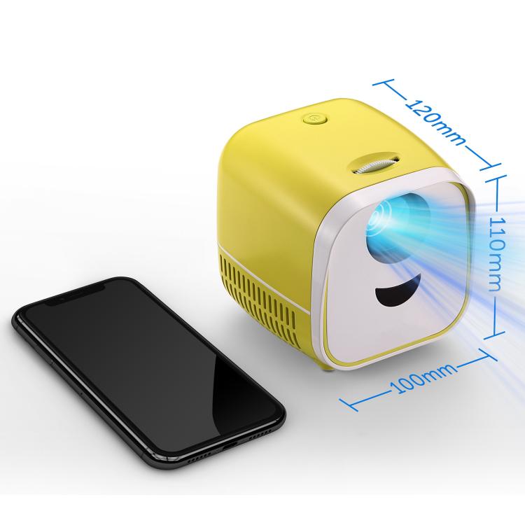VIVIBRIGHT L1 Basic 480x240P 60ANSI LCD + LED Smart Projector, AU Plug(Black) - LED Projector by VIVIBRIGHT | Online Shopping UK | buy2fix