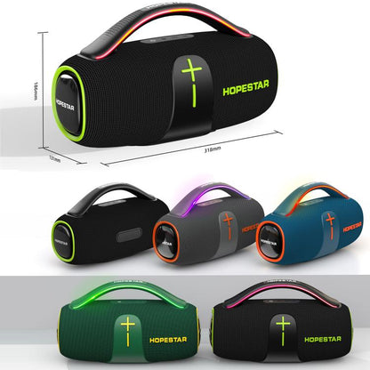 HOPESTAR H85 70W Outdoor Portable Waterproof Bluetooth Speaker, Support TF / AUX / USB(Black) - Waterproof Speaker by HOPESTAR | Online Shopping UK | buy2fix