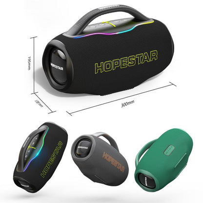HOPESTAR H87 70W Outdoor Portable Waterproof Bluetooth Speaker, Support 3.5mm Jack(Navy Blue) - Waterproof Speaker by HOPESTAR | Online Shopping UK | buy2fix