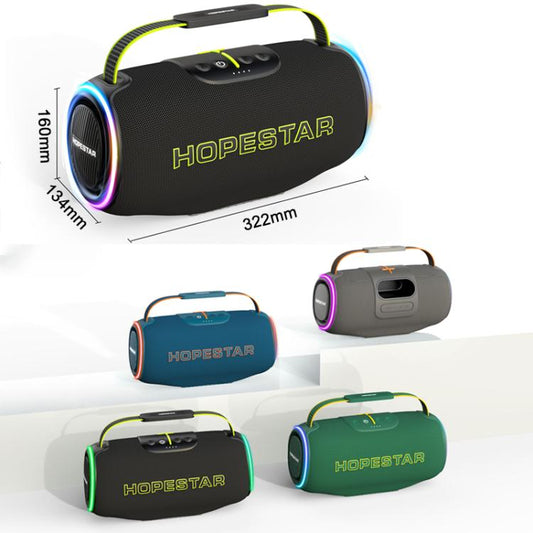 HOPESTAR H88 70W Outdoor Portable Waterproof Bluetooth Speaker, Support TF / AUX / USB / TWS(Dark Green) - Waterproof Speaker by HOPESTAR | Online Shopping UK | buy2fix
