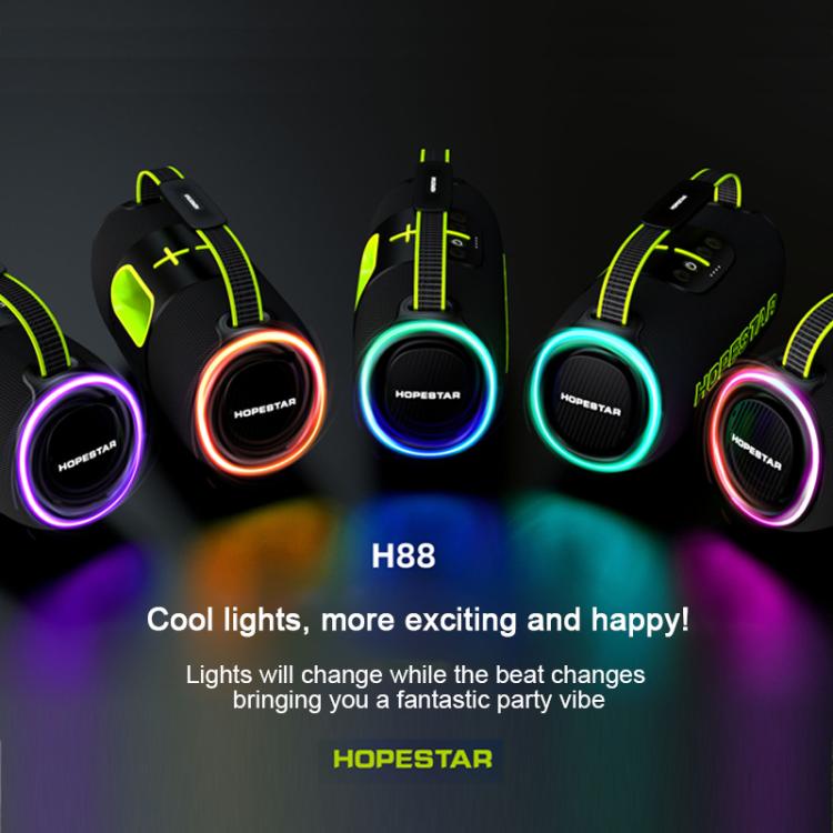 HOPESTAR H88 70W Outdoor Portable Waterproof Bluetooth Speaker, Support TF / AUX / USB / TWS(Navy Blue) - Waterproof Speaker by HOPESTAR | Online Shopping UK | buy2fix