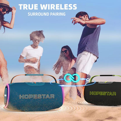 HOPESTAR H88 70W Outdoor Portable Waterproof Bluetooth Speaker, Support TF / AUX / USB / TWS(Navy Blue) - Waterproof Speaker by HOPESTAR | Online Shopping UK | buy2fix